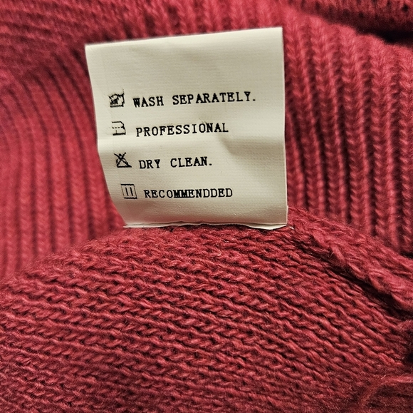 Misslook leopard color block pink grey white tight knit sweater size XS - Picture 8 of 8